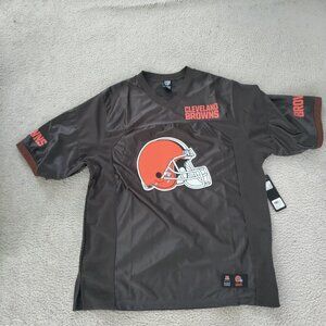 NWT NFL Official Large Mens Team Apparel CLEVELAND BROWNS Jersey